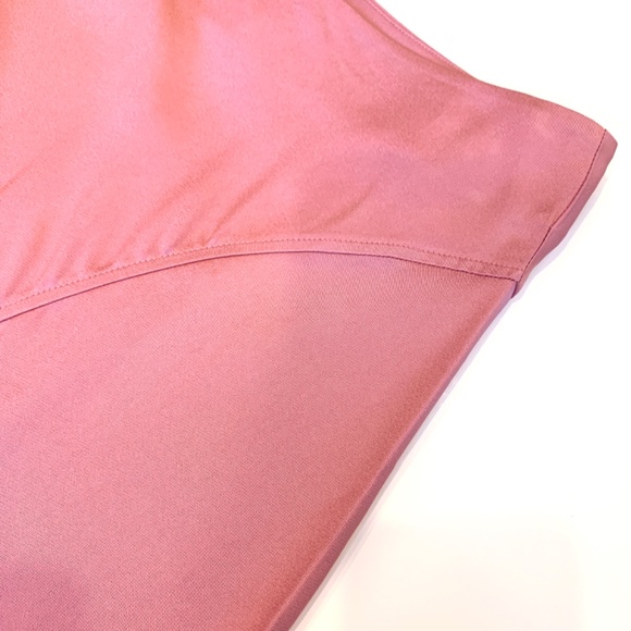 & Other Stories. Silk Midi Skirt. Pink. 100% Viscose. High rise - Picture 8 of 9